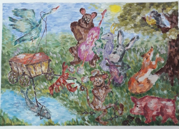 Городской конкурс рисунка « Из жизни животных».